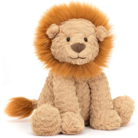Fuddlewuddle fra Jellycat, medium løve