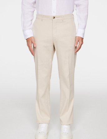 J. Lindeberg Lois C Linen Stretch Pants - Cream - 29 x 32