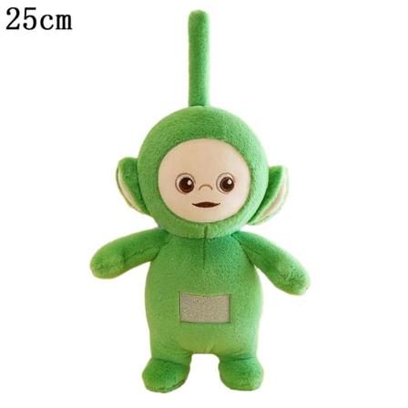 25cm Anime Teletubbiesly plysjleketøy Tinky Winky Dipsy Laa Po Kawaii tegneseriefigur dukke maskin barnas bursdagsgave Boneka 25cm Dipsy