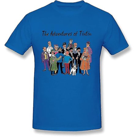 Boalyn T-shirts för män Tintin-tecken