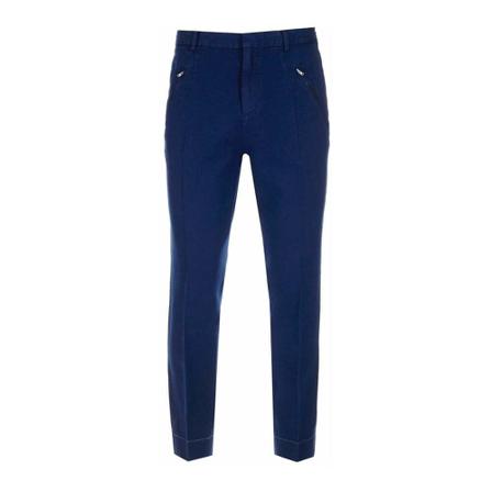 Maison Margiela Slim-fit Byxor blå, Herr Byxor, Herr, Storlek: L