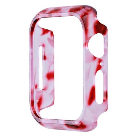 Snabbavtagbart klockfodral för Apple Watch Series 4/5/6/SE/SE (2022) 44mm Sport Watch Resin Case Cover