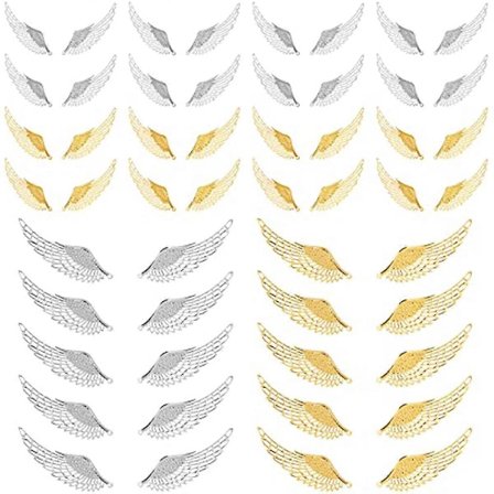 80 kpl Siipikoruja Suojelusenkeli Korut Enkelinsiipi Riipus Höyhenkorut Onnekkaat Pariskuntakorut Kaulakoruihin Rannekoruihin Korujen Valmistus Lahjat