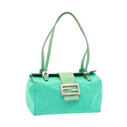 Fendi Vintage, Pre-owned Shoulder Bag Blauw, Dames, Maat:ONE Size,nylon