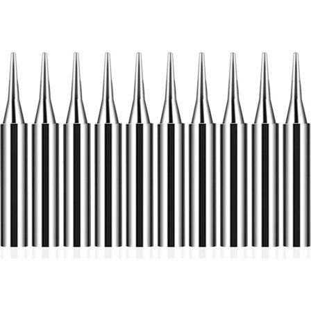 10 stk loddespisser, loddebolt skarpe erstatningsspisser lodding blyfri 900m-t-i lavtemperatur loddestasjon, allsidig og holdbar