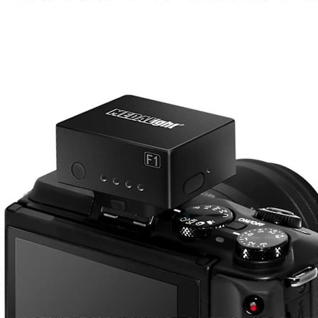 Mini Oppladbart Kamerablitslys Speedlite For Ricoh GR3 /Canon/Sony (Svart)