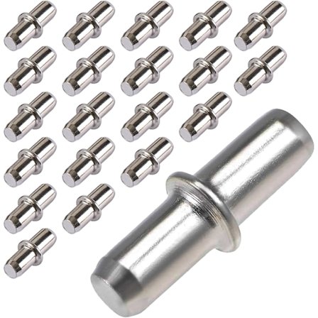 20 stk. Hyllebærere, Hyllebeslag og Plugger Hylleplugger Hyllebæreplugger, Hyllefestebraketter for Møbler, Skap, Hyllebære