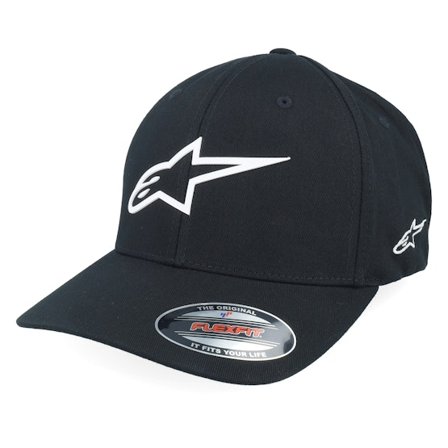 Alpinestars - Svart flexfit Keps - Ageless Multi Hat Black Flexfit @ Hatstore