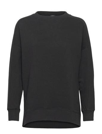 Vintage Soft Tunic Crewneck Sweatshirt Black GAP