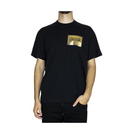Versace Jeans Couture, T-Shirts Czarny, Mężczyzna, Rozmiar: L