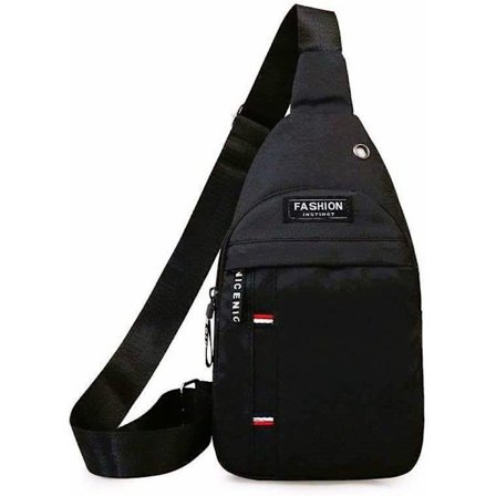 Generisk Fashionable herres skuldertaske Klassisk Slim taske brysttaske