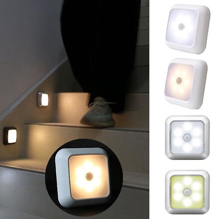 Led Bevægelsessensor Lys Pir Badeværelse Natlys Med Usb Kabelskab Trappe