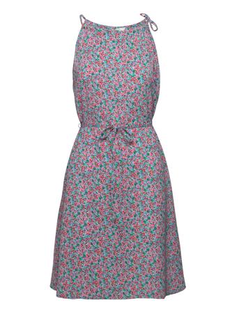 Onlnova Lux Jess Dress Aop Ptm Dresses Summer Dresses Blå ONLY*Betinget Tilbud
