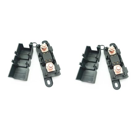 2 STK Stor Flad Sikringsholder Bil Bolt Fast Sikringsholder Sikring