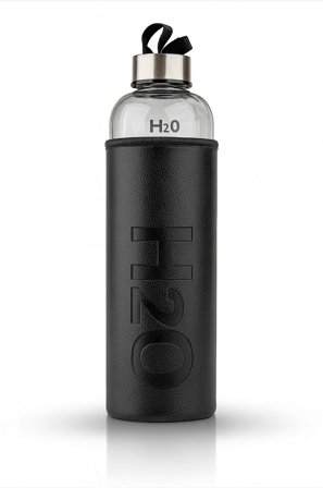 Hermia - Glas Flaska Sandrine - Svart - Kannor & karaffer - Från Homeroom