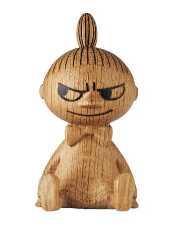 Dsignhouse Moomin Little My Oak Figurine Made By Hand - Multi/patterned - 8 CM