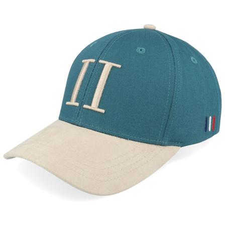 Les Deux - Blu adjustable Cappellino - Baseball Cap Contrast Suede Ii Pacific Ocean/Sand Adjustable @ Hatstore