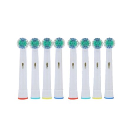 Elektriska tandborsthuvuden i 8-pack - Kompatibla med Oral B