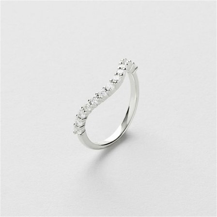 Bling Curve Ring