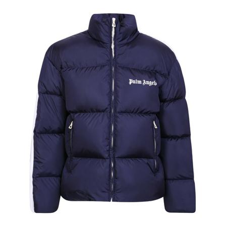 Palm Angels Classic Track Down Jacket , Blauw , Heren , Maat: L