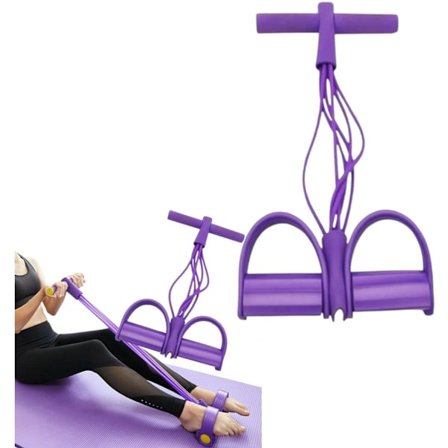 Fitness Modstandsbånd 6 Rør Ankelstrækker Fitness Strækbånd Unisex Sit Up Træningsudstyr Modstandsbånd Fitness Elastik