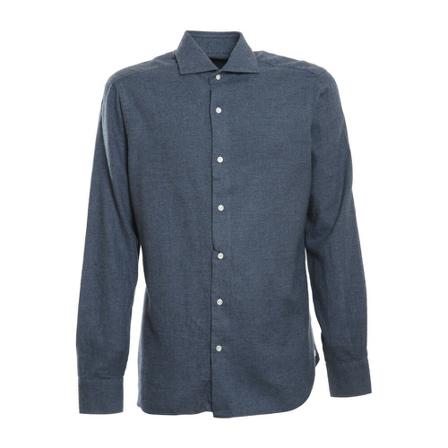Barba Casual Shirts Blå, Herre Skjorter