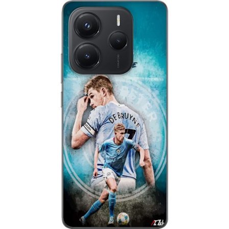 Kompatibel Mobilcover til Xiaomi Redmi Note 14 5G Kevin De Bruyne Napoli Belgien fodbold midtbanespiller kreativ spilmotor hurtig beslutningsevne tekn