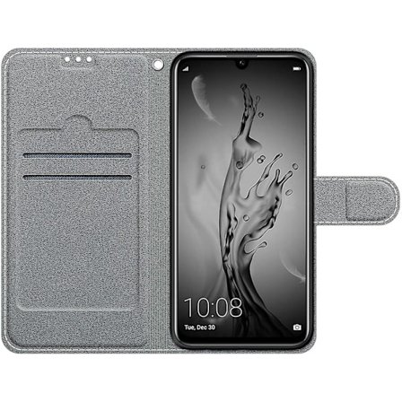 (stil 14) Välj ett fodral till Huawei P Smart 2019 Läderfodral med silikonstötsäkert plånboksfodral och folioställfunktion Snyggt mönster för tjejer