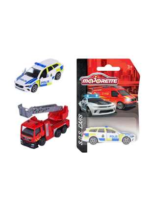 MAJORETTE Svenska utryckningsfordon Fordon Unisex Flerfärgad ONESIZE