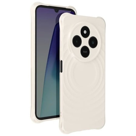 Coque för Samsung Galaxy A16 - Stötbeständig med 3D Vågtextur, Svart