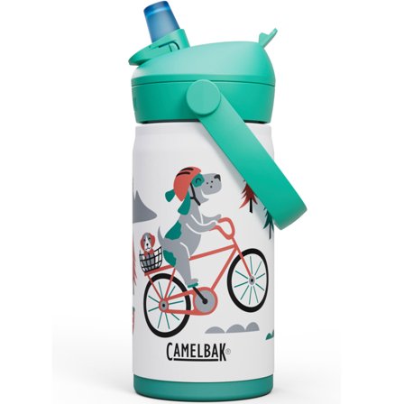 Camelbak Thrive Flip Straw Kids vesipullo 0,35 litraa, Biking Dogs