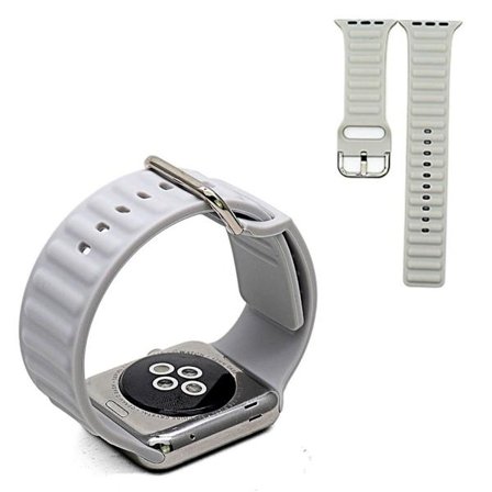 Apple Watch Series 6 / 5 44mm silikon klockarmband - grå