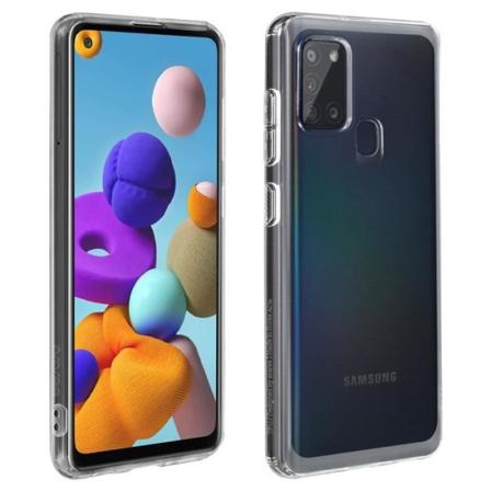 Galaxy A21s etui Ultratynd letvægts hård beskyttelse Original gennemsigtig hvid