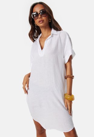 GANT Rel SS Linen Caftan White Klær