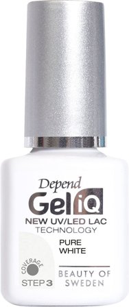 Depend Gel iQ Polish, Step 3 Pure White, Makeup, Gelénegle, Gel Neglelak