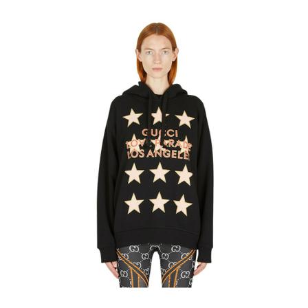 Gucci, Sweatshirts ; Hoodies Czarny, Kobieta, Rozmiar: S
