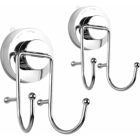 Vakuumsugekoppkrok for bad, toalett, kjøkken - Kraftig