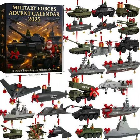 Militære styrker Adventskalender, Akryl Nøkkelringer