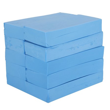 10 stk husholdning bad dusj svamp kroppsskrubb eksfolierende svamp for voksne barn blå