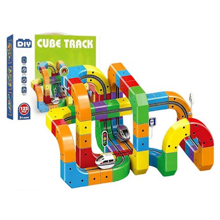 Magnetisk Antigravity Tågbana, Elektriskt Tågset med DIY-Racerbana, STEM Byggsats, Julklappar Födelsedagspresenter för Barn