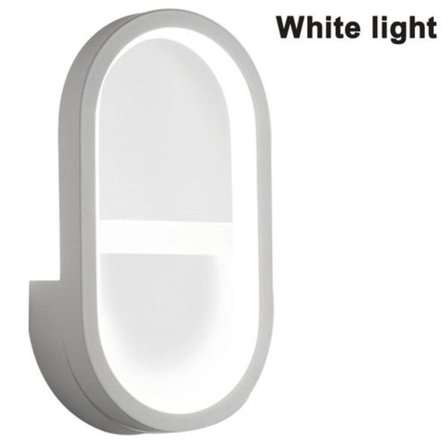 LED mini vägglampa dimbar inomhusljus aluminium vit