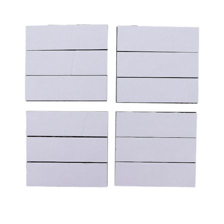 Industriell sterk borrelås med sterk klebeevne, kraftig borrelås med lim for vegger, gulv