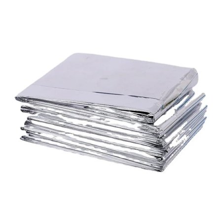 5 stk. Termisk Saunatæppe til Vægttab Detox, Langt Infrarød Terapi Holder Op Til 97% Varme Overlevelse Mylar Tæppe