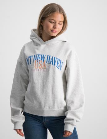 GANT GANT USA VOLUMINOUS HOODIE Grijs Hoodies Meisjes - Kids Brand Store