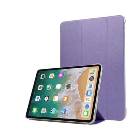 Ipad Pro 11-tums (2018) Trefaldigt Flipfodral I Läder - Lila