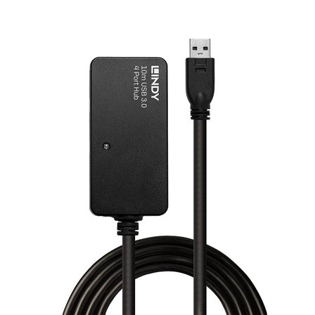 Lindy USB 3.0 Active Extension Pro 4 Port Hub - hub - 4 porter