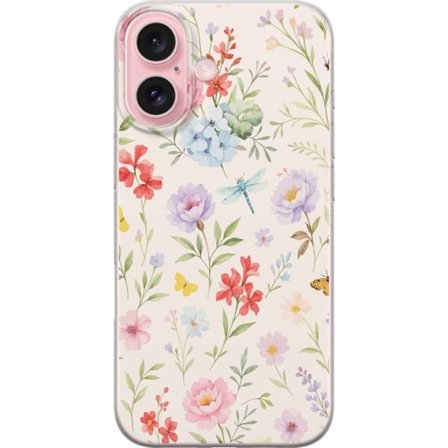 Kompatibel Mobilcover til Apple Apple iPhone 16 Blomster