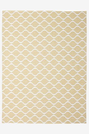 Horredsmattan - Wave matto 150 x 200 cm - Keltainen - Muovimatot - 150X200 - - Homeroom