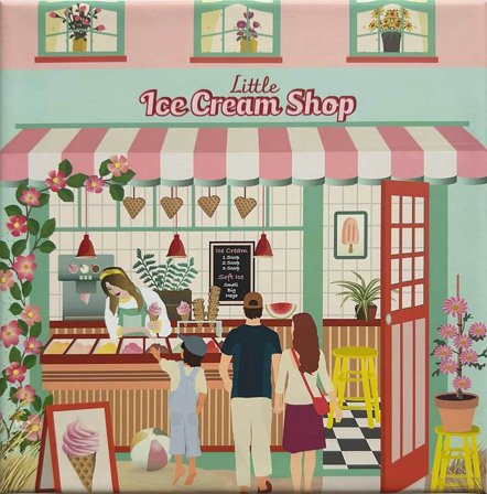 ViSSEVASSE Puslespil Little Ice Cream Shop 150 Brikker, Børn & Forældre, Legetøj, Spil Og Puslespil