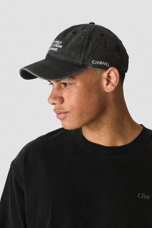 ICIW Baseball Cap Soft Crown Stonewash Black